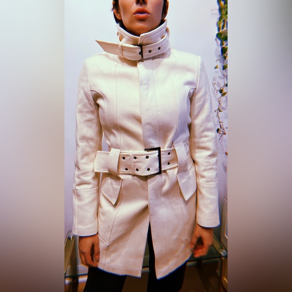 Zara Cream military jacket - Size M - Picture 4 of 6
